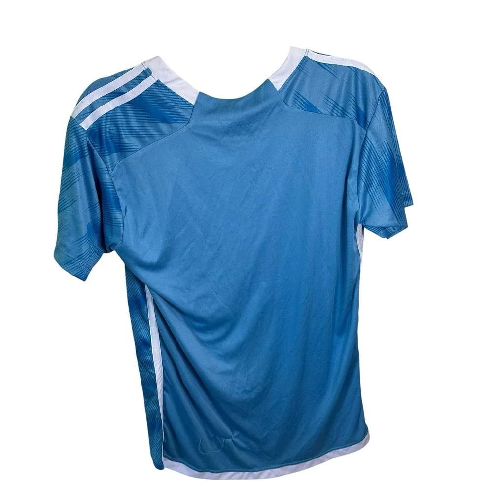 SC CRISTAL soccer futbol home jersey‎ light blue short sleeve men S ADIDAS NWT